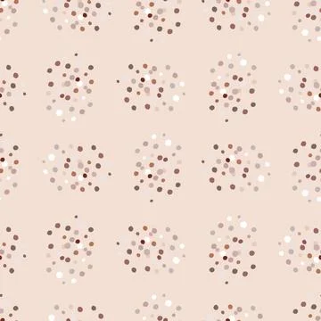 Vintage dots seamless pattern. Minimalist decoration background. 스톡 일러스트