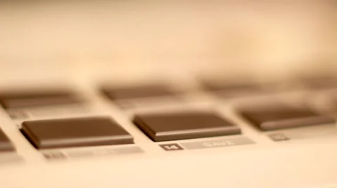 Vintage Drum Machine Buttons, Macro video Video stock 37325698