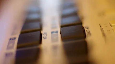 Vintage Drum Machine Stock Footage 37329306