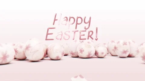 Vintage Easter Egg Cracks Video stock 269053521