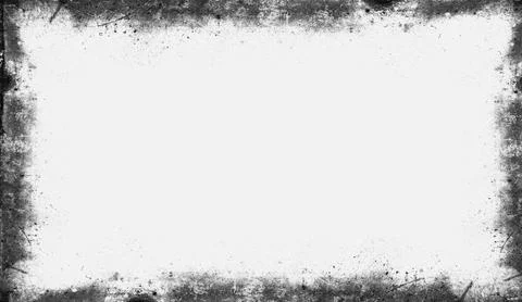 Vintage at the edges frame. Age border overlays, copyspace. Stock Illustration