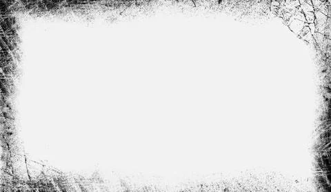 Vintage at the edges frame. Age border overlays, copyspace. Stock Illustration