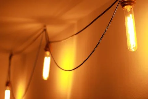 Vintage Edison Bulb Stock Photos