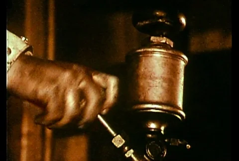 Vintage edited sequence of mining near Park City, Utah. Video stock 114644395