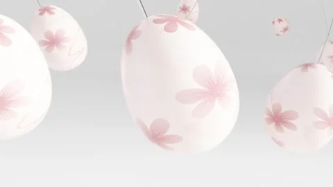 Vintage Elegant Eggs Swing Video stock 306149417