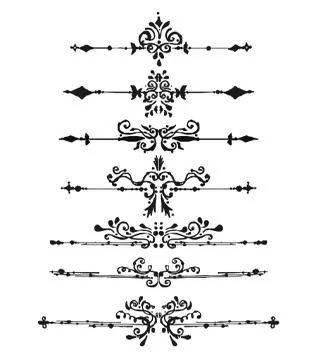 Vintage elements Stock Illustration