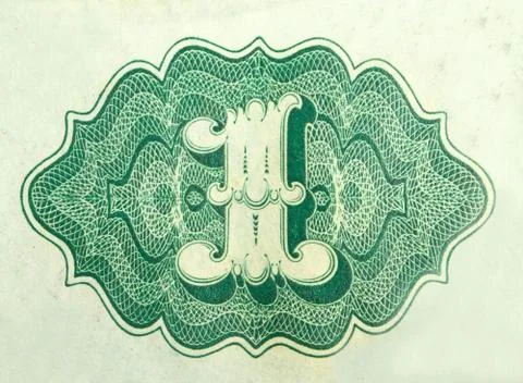 Vintage elements of paper banknotes Stock Photos