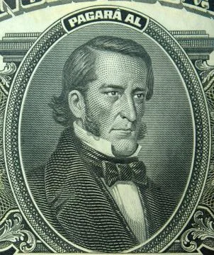 Vintage elements of paper banknotes Stock Photos