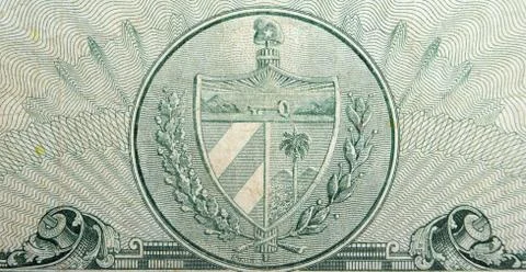 Vintage elements of paper banknotes Stock Photos