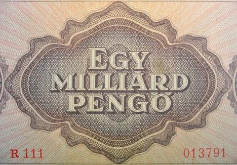 Vintage elements of paper banknotes Stock Photos