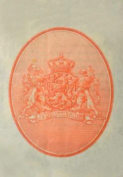 Vintage elements of paper banknotes Stock Photos