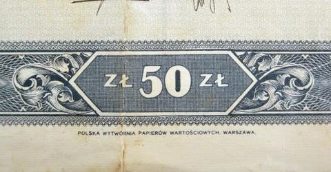 Vintage elements of paper banknotes Stock Photos