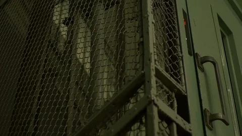 Vintage Elevator Ascending Stock Footage 92736212