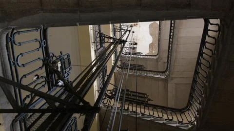 Vintage elevator Stock Photos