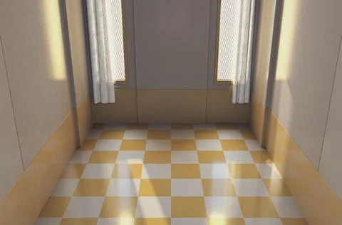 Vintage Empty Room Illustrazione stock