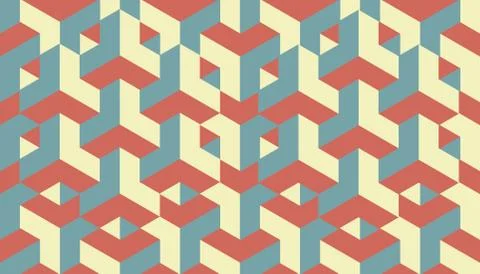 Vintage endless repeating seamless line play background Stock Illustration