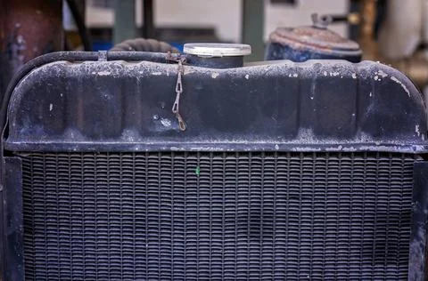 Vintage Engine Radiator Stock Photos
