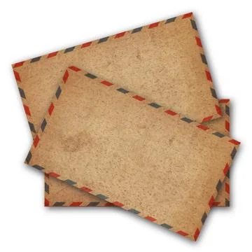 Vintage envelope Stock Photos
