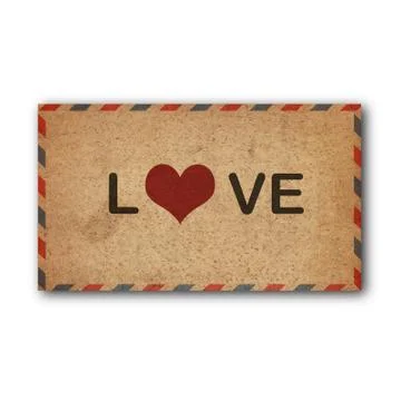 Vintage envelope Stock Photos