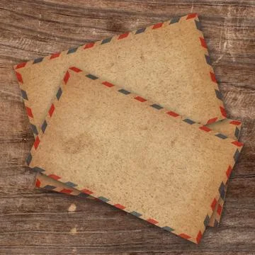 Vintage envelope Stock Photos