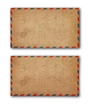 Vintage envelope Foto stock