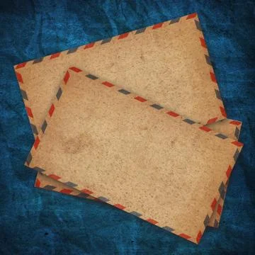 Vintage envelope Stock Photos