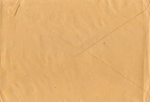 Vintage envelope texture with triangular flap Stock Photos