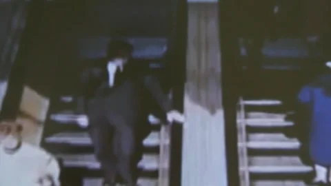 Vintage Escalators (4K) Stock Footage 312811293