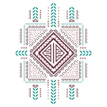 Vintage ethnic patterns. Stock Illustration