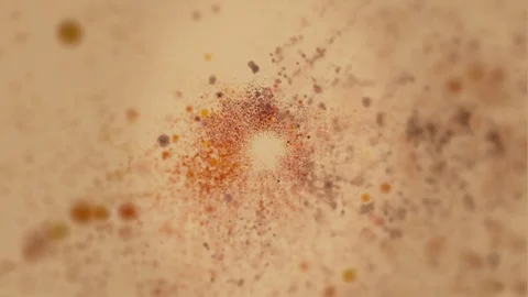 Vintage Exploding Particles Motion Background Stock Footage 122638153