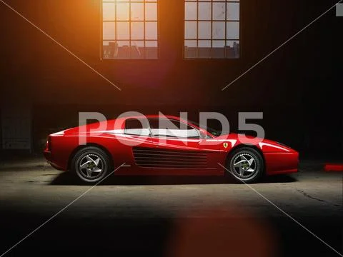 Vintage Ferrari 512B Testarossa Car Stock Photos