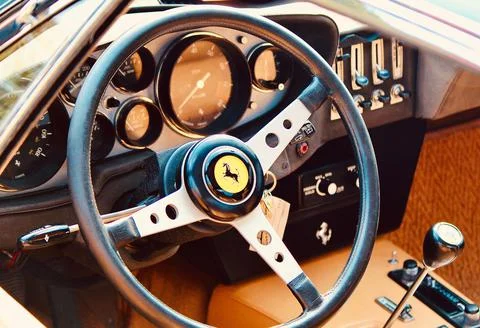 Vintage Ferrari Charm Stock Photos
