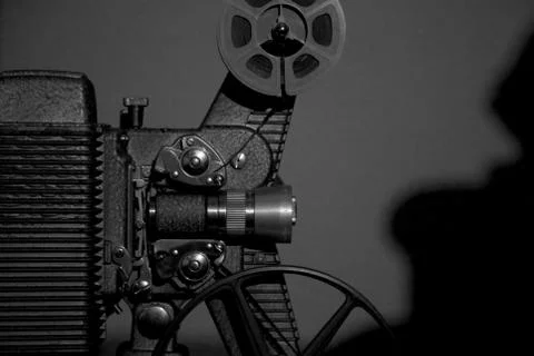 Vintage film projector Stock Photos