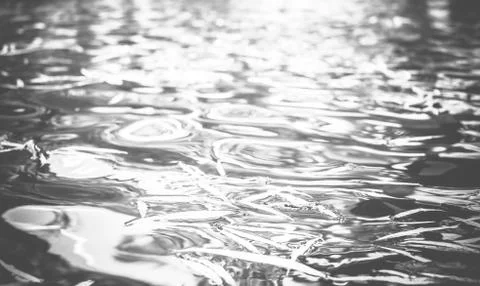 Vintage filter: Close up Abstract pattern of water ripple surface Photos