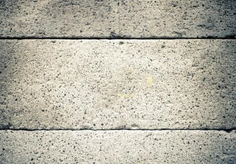 Vintage filter : Stack of cement block wall texture background Stock Photos