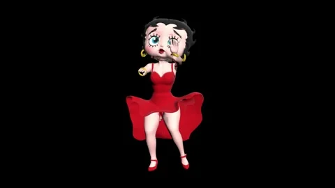 Vintage Flapper Style Cartoon Dancing Girl 스톡 동영상 323269399
