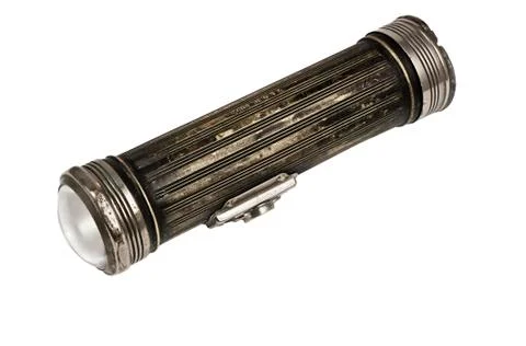 Vintage flashlight Foto stock