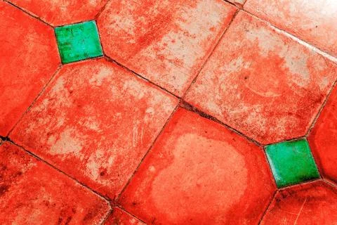 Vintage floor tiles pattern Stock Photos