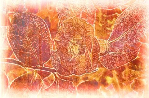 Vintage floral background Stock Photos
