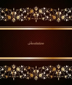 Vintage floral background. Vector Illustrazione stock