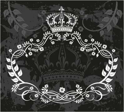 Vintage floral elements for design. Stock Illustration