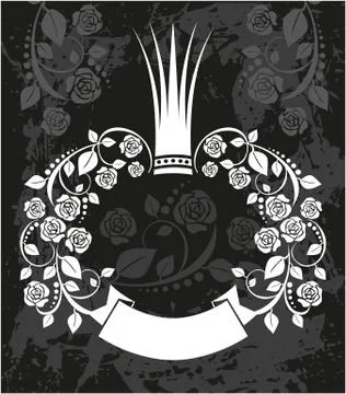 Vintage floral elements for design. Stock Illustration