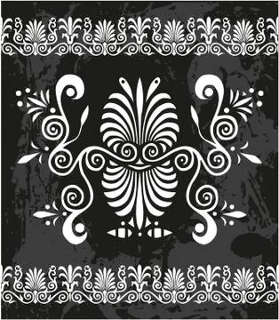 Vintage floral elements for design. Stock Illustration