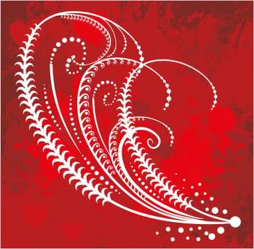 Vintage floral elements for design. Stock Illustration