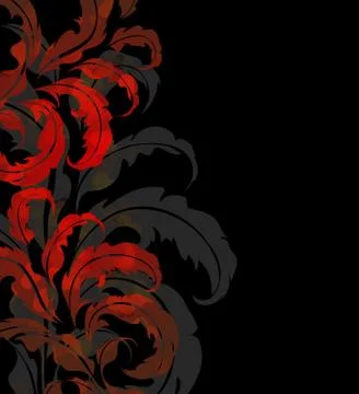 Vintage floral elements Stock Illustration