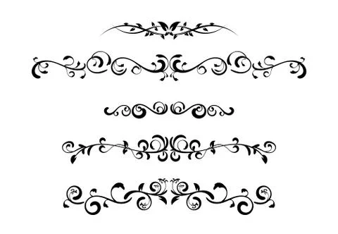 Vintage floral pattern frame Stock Illustration