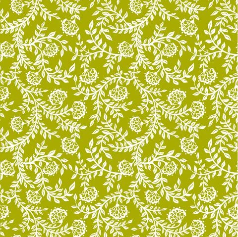 Vintage floral seamless pattern. Stock Illustration