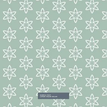 Vintage flower pattern background Stock Illustration
