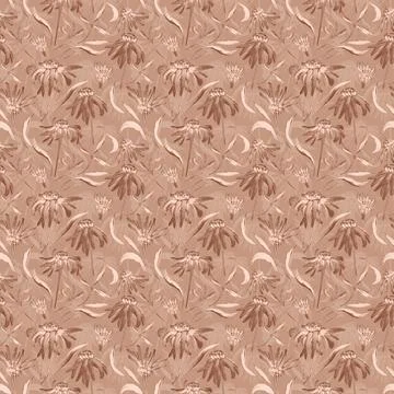 Vintage flower pattern Stock Illustration