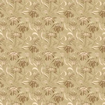 Vintage flower pattern Stock Illustration